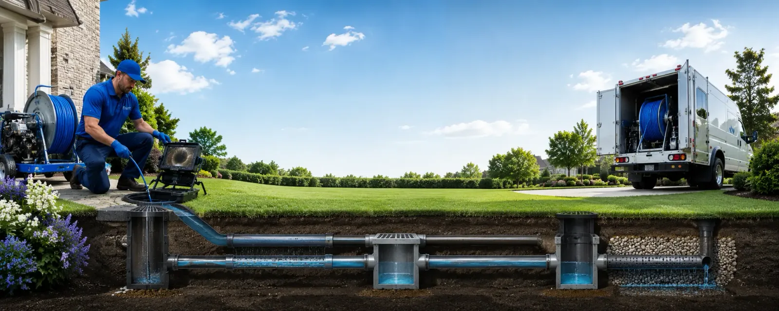 Outdoor drain cleaning information for Paramus, NJ